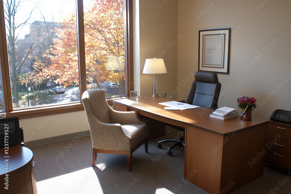 Fototapeta premium a psychiatrist counseling a patient in a therapy session