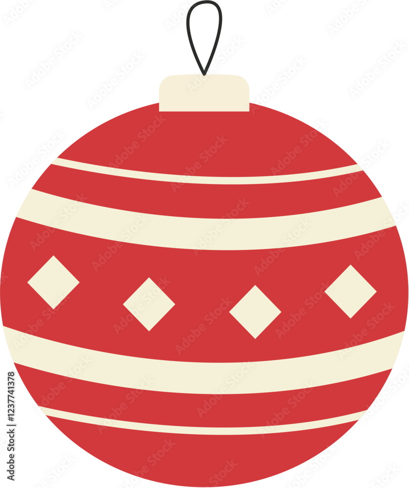 Obraz premium christmas ball ornament decoration celebrating holiday season 