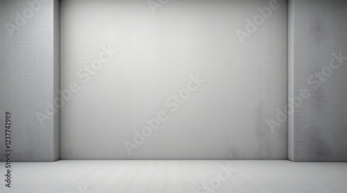 Wallpaper Mural Empty Room Empty Space with cement wall floor Torontodigital.ca