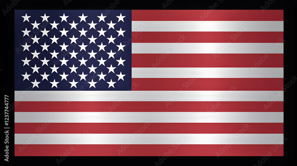 Naklejka premium american flag background