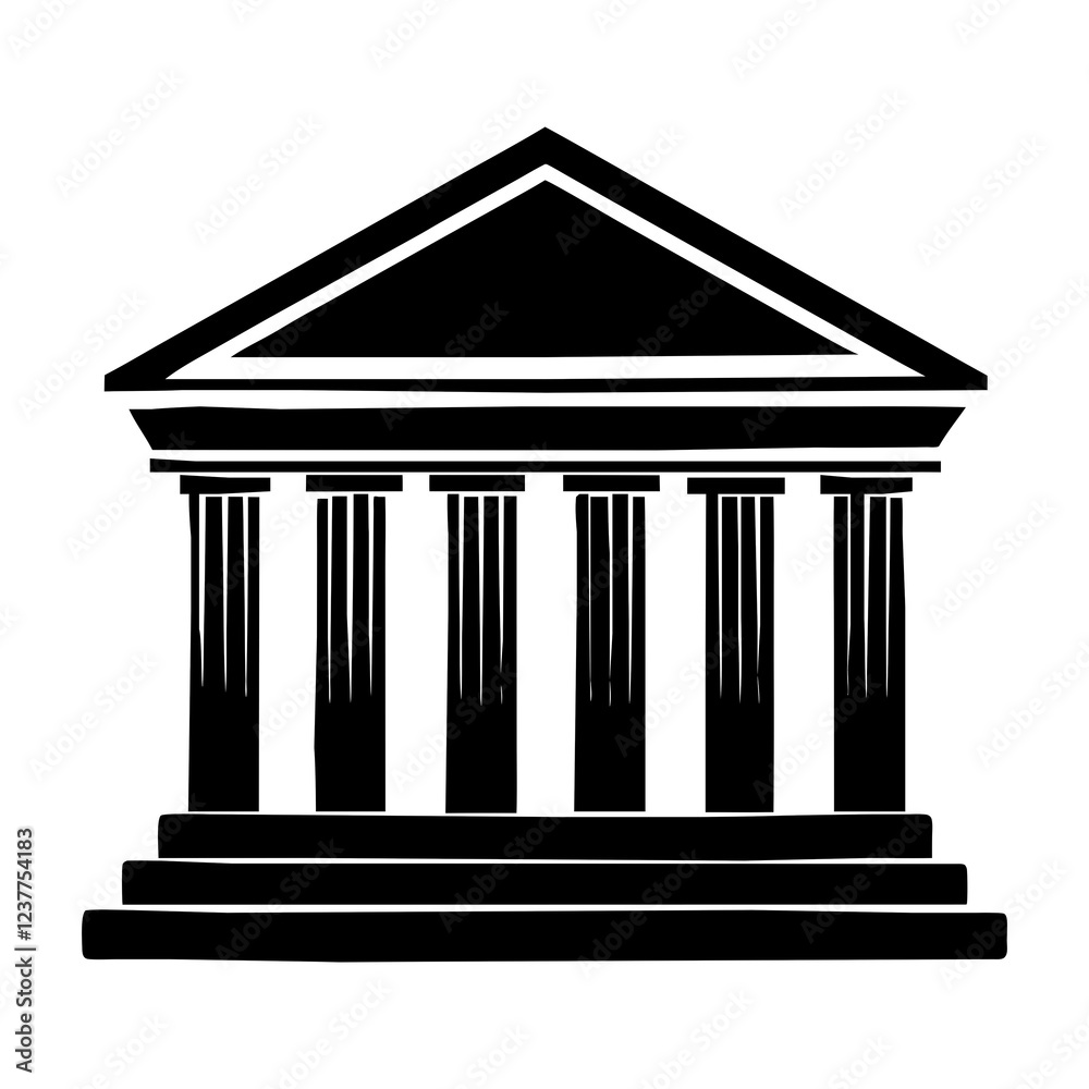 realistic vector icon of neoclassical building. grand historical architecture illustration. elegant government building vector design. realistic vector icon of neoclassical building. grand historical architecture illustration. elegant government building vector design.