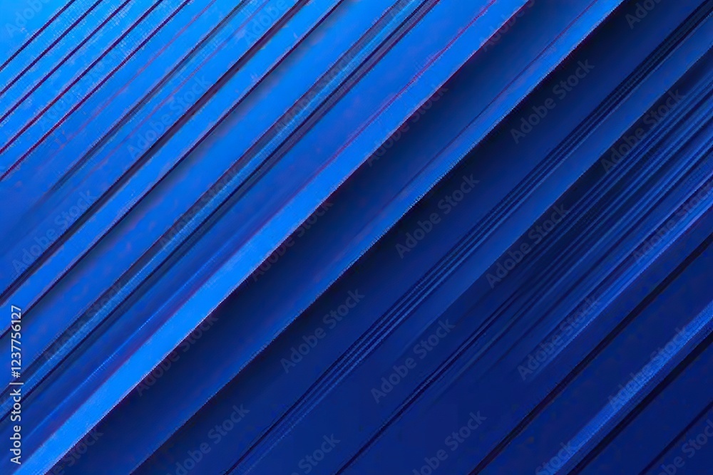 Obraz premium Blue Background with Diagonal Lines and Gradient Colors. AI generated illustration