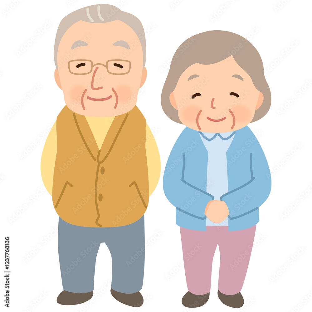 シニア夫婦　高齢者　後期高齢者