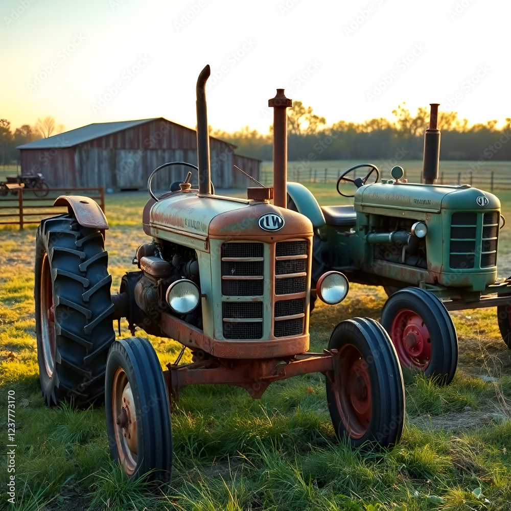 old rusty tractor old rusty tractor