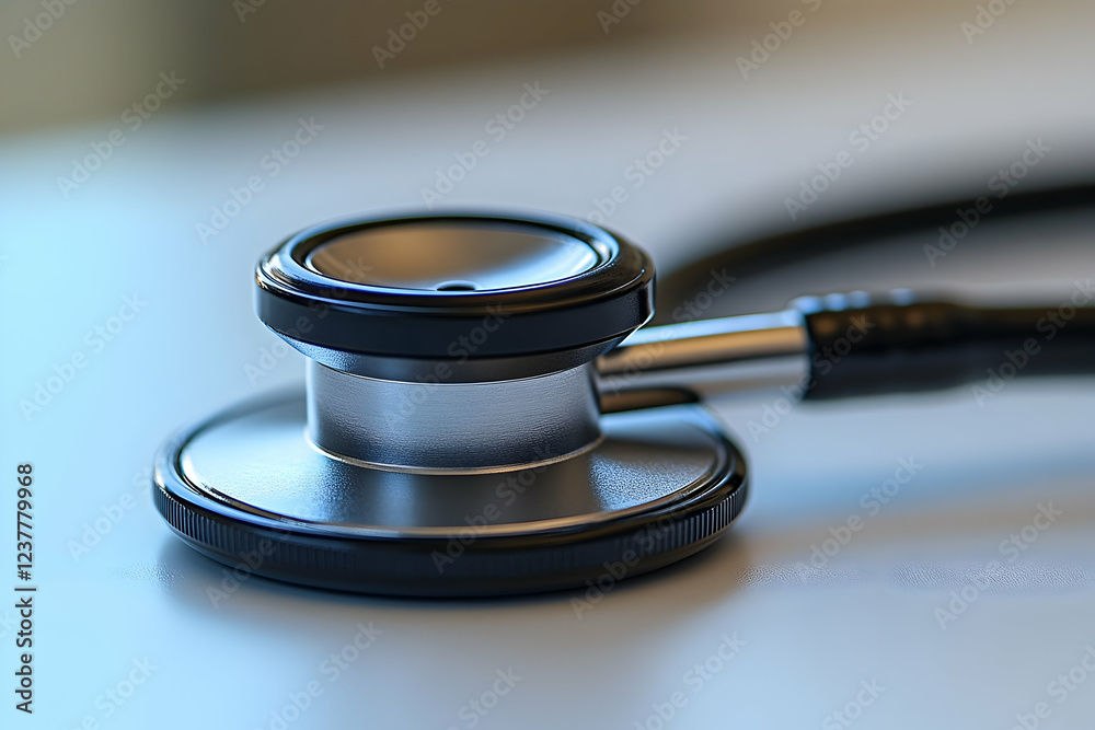 Stethoscope on desk, medical checkup, healthcare Stethoscope on desk, medical checkup, healthcare