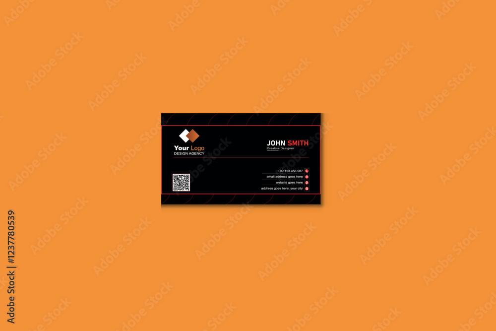 Double-sided creative business card template. Modern presentation card with company logo. Vector business card template. Visiting card for business and personal use. Vector illustration design. Double-sided creative business card template. Modern presentation card with company logo. Vector business card template. Visiting card for business and personal use. Vector illustration design.