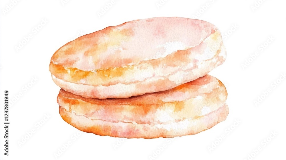 Delicious Fresh Biscuits. Generative AI Delicious Fresh Biscuits. Generative AI
