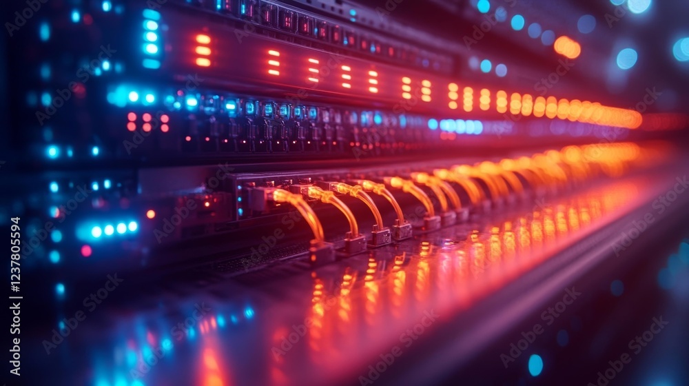 Modern Data Center Network Infrastructure. Generative AI Modern Data Center Network Infrastructure. Generative AI