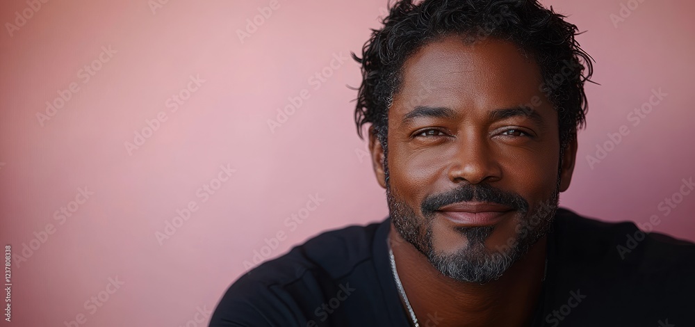 Portrait of a Confident Man with a Gentle Smile Portrait of a Confident Man with a Gentle Smile