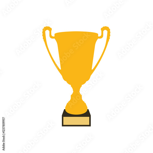 gold trophy vector