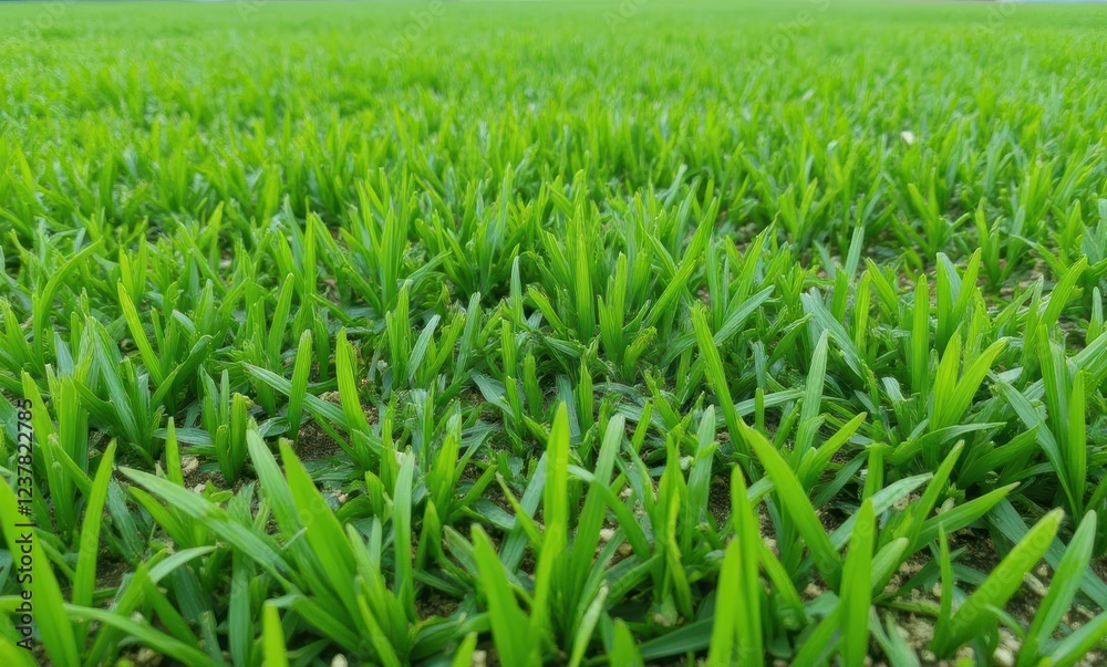 Lush green grass in a field Lush green grass in a field