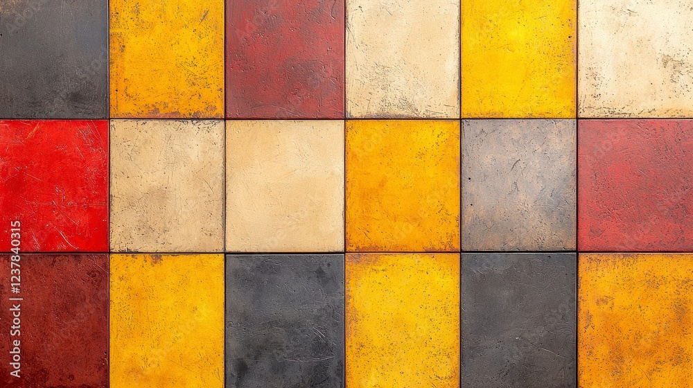 Abstract Multicolored Square Tile Texture Background Abstract Multicolored Square Tile Texture Background