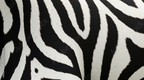 Zebra Stripes: A Close-Up Study in Black and White
