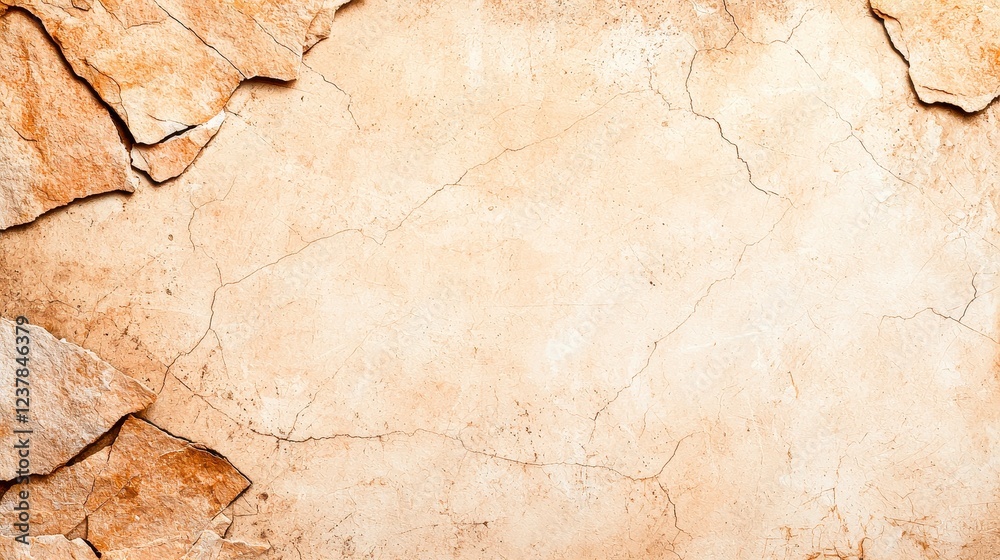 Aged Paper Texture Background Beige and Brown Cracked Frame Aged Paper Texture Background Beige and Brown Cracked Frame