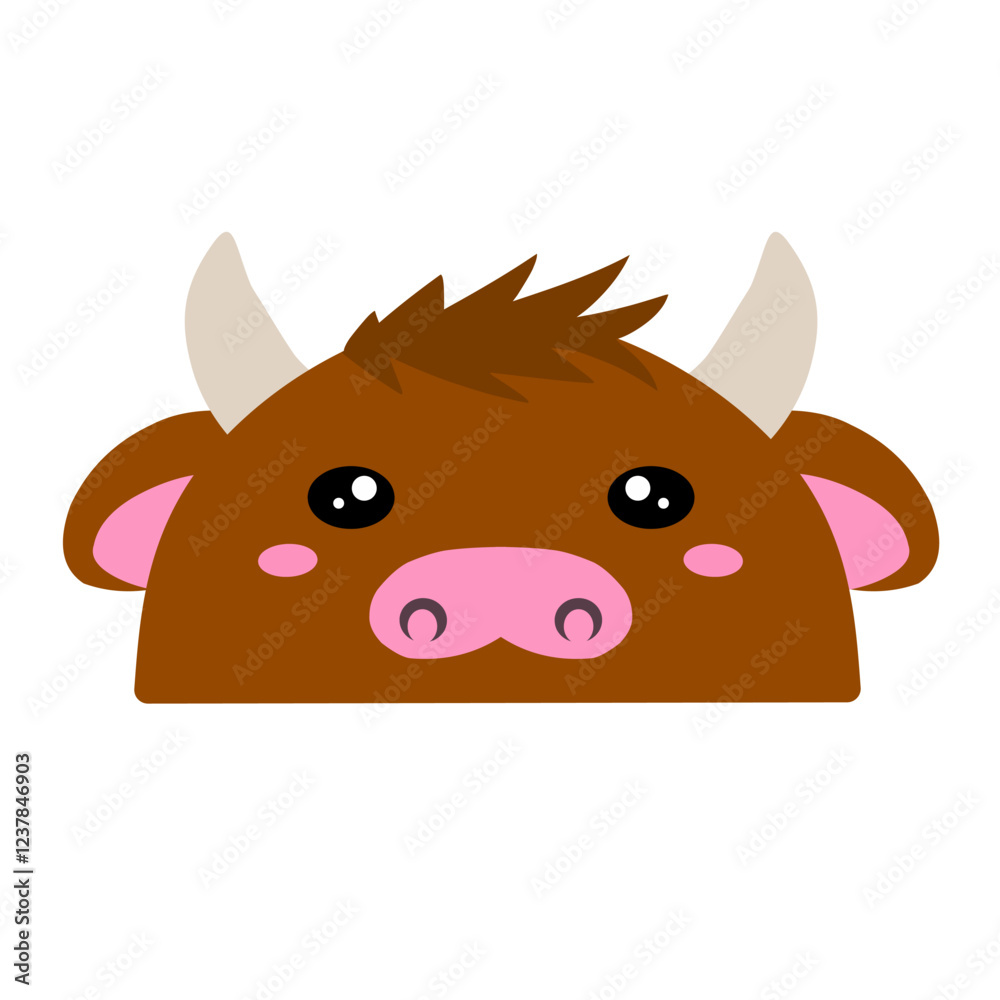 cute bull vector, drawing cartoon bull face, drawing bull face easy and simple full color cute bull vector, drawing cartoon bull face, drawing bull face easy and simple full color