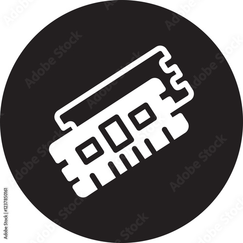 Ram Memory glyph icon