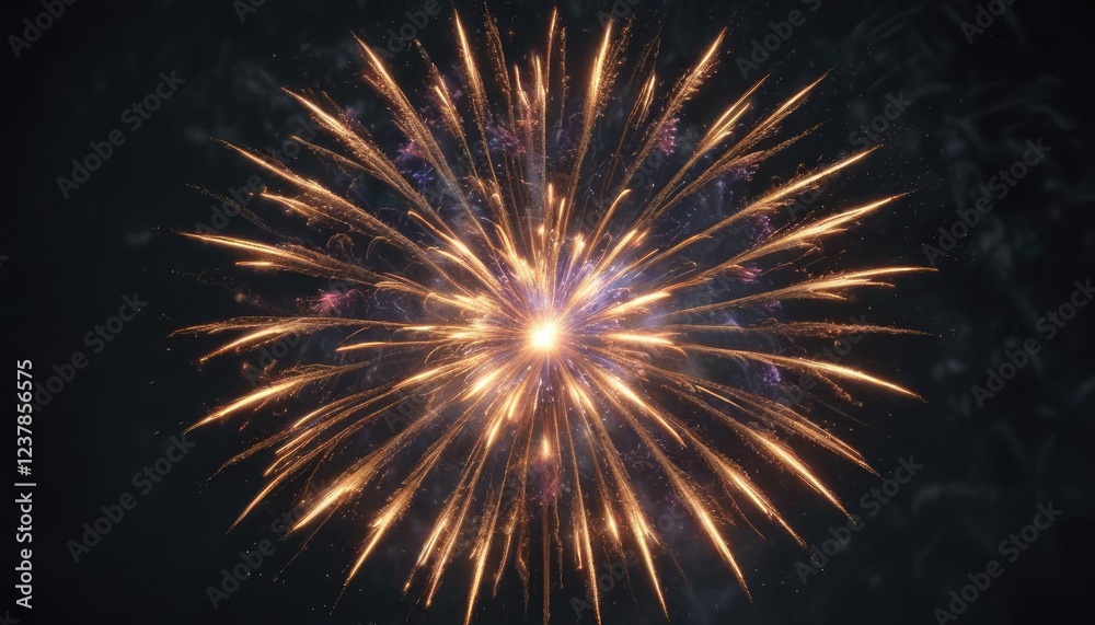 Stunning firework burst in flower shape with glowing sparks, firework, glowing Stunning firework burst in flower shape with glowing sparks, firework, glowing