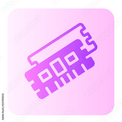 Ram Memory gradient icon