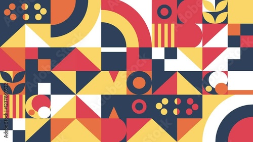 pattern with shapes