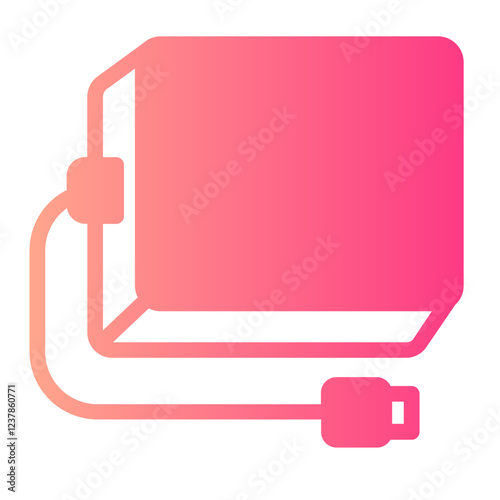 floppy gradient icon