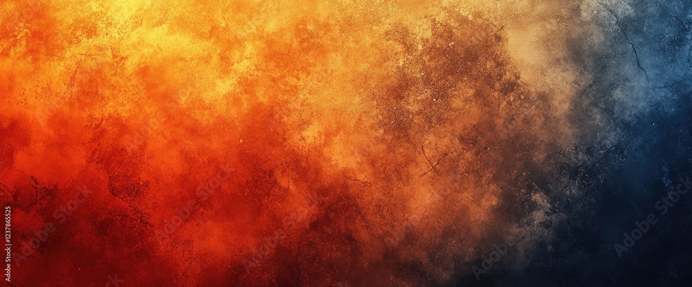 Obraz premium Smoky orange background