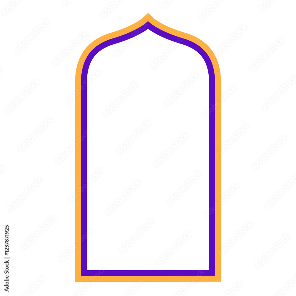 Decorative Purple Eid Al Fitr Frame Decorative Purple Eid Al Fitr Frame