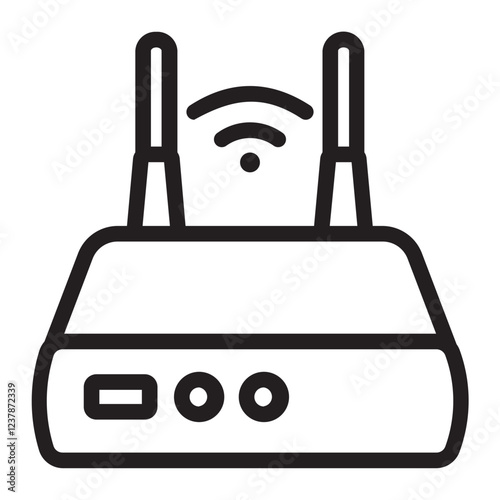 modem line icon