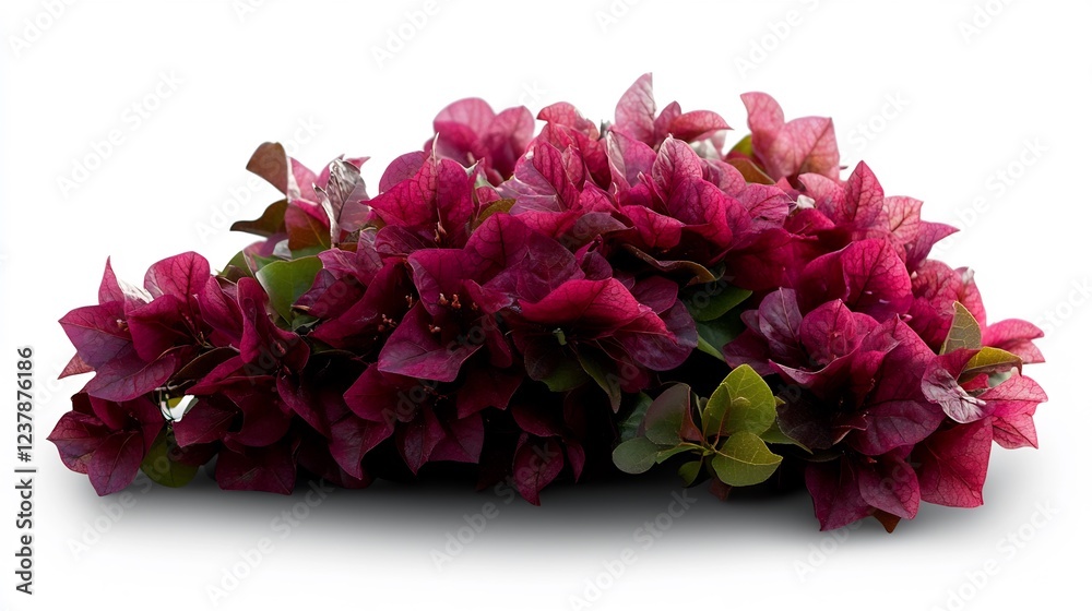 Vibrant Crimson Bougainvillea Cluster Vibrant Crimson Bougainvillea Cluster