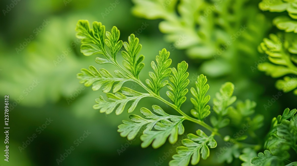 Close-up of green leaves, blurred background, macro photography, natural lighting Close-up of green leaves, blurred background, macro photography, natural lighting