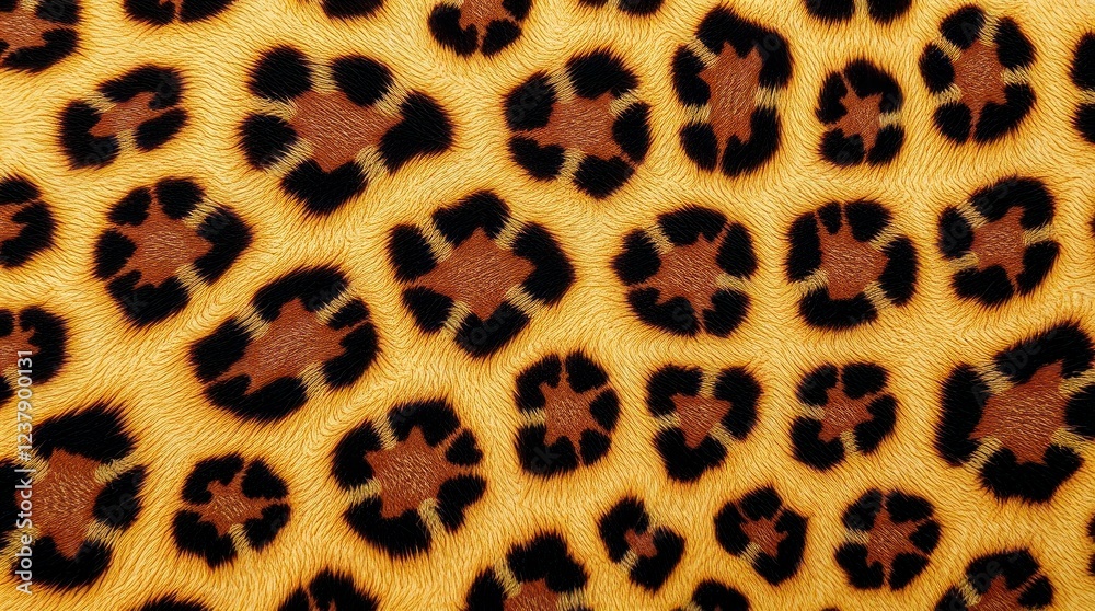 Leopard Print: A Luxurious Textured Pattern in Warm Hues Leopard Print: A Luxurious Textured Pattern in Warm Hues