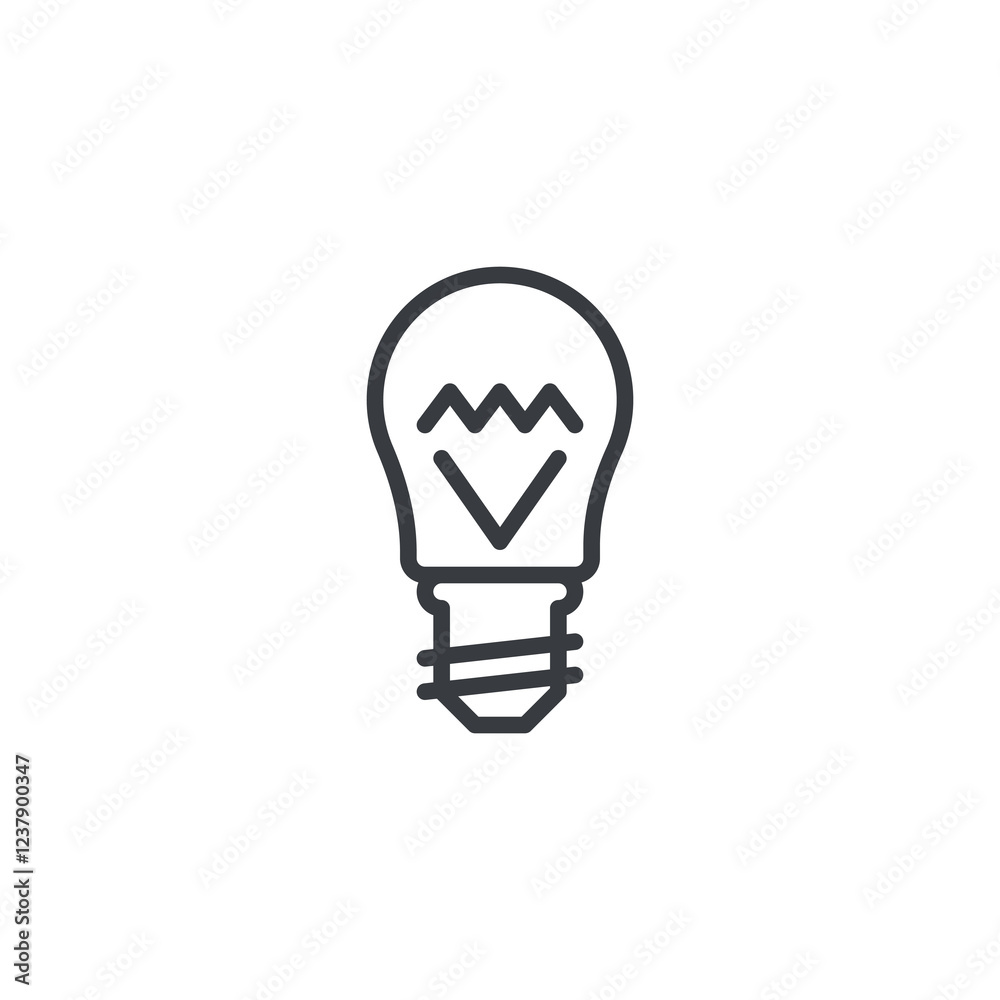 Light Bulb line icon