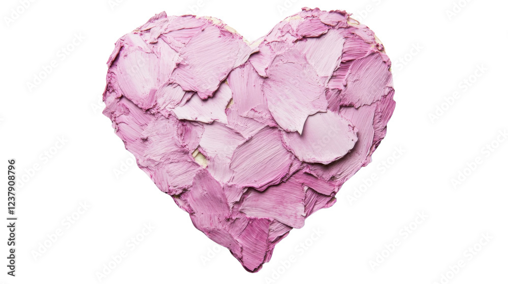 Pink lipstick heart shape on transparent background representing love and beauty Pink lipstick heart shape on transparent background representing love and beauty
