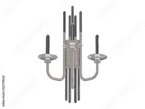 Calliope sconce - Elegant Lighting Fixture Against Black Background photo