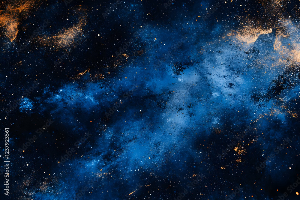 Obraz premium Cosmic Nebula, Stellar Dust, Space Background