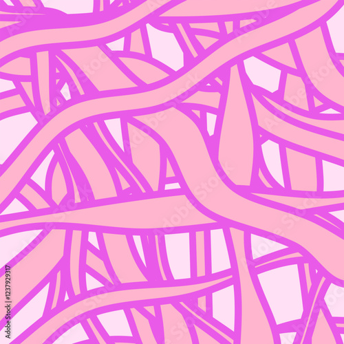 Vector abstract hand drawn background for social media design
