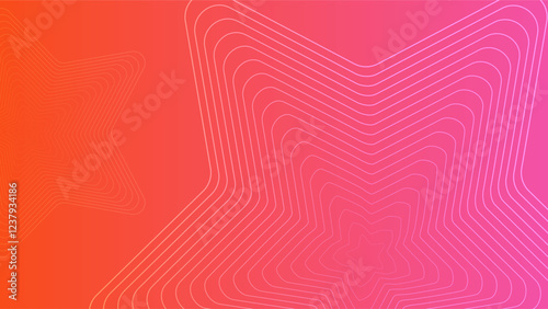 Abstract pink background with star. Modern background. vector.