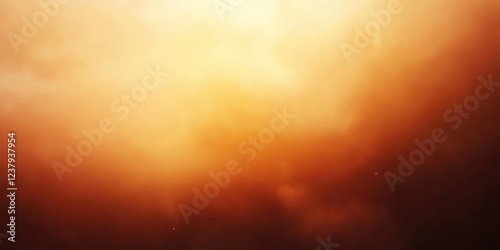 A blurry orange background with a few dots in it