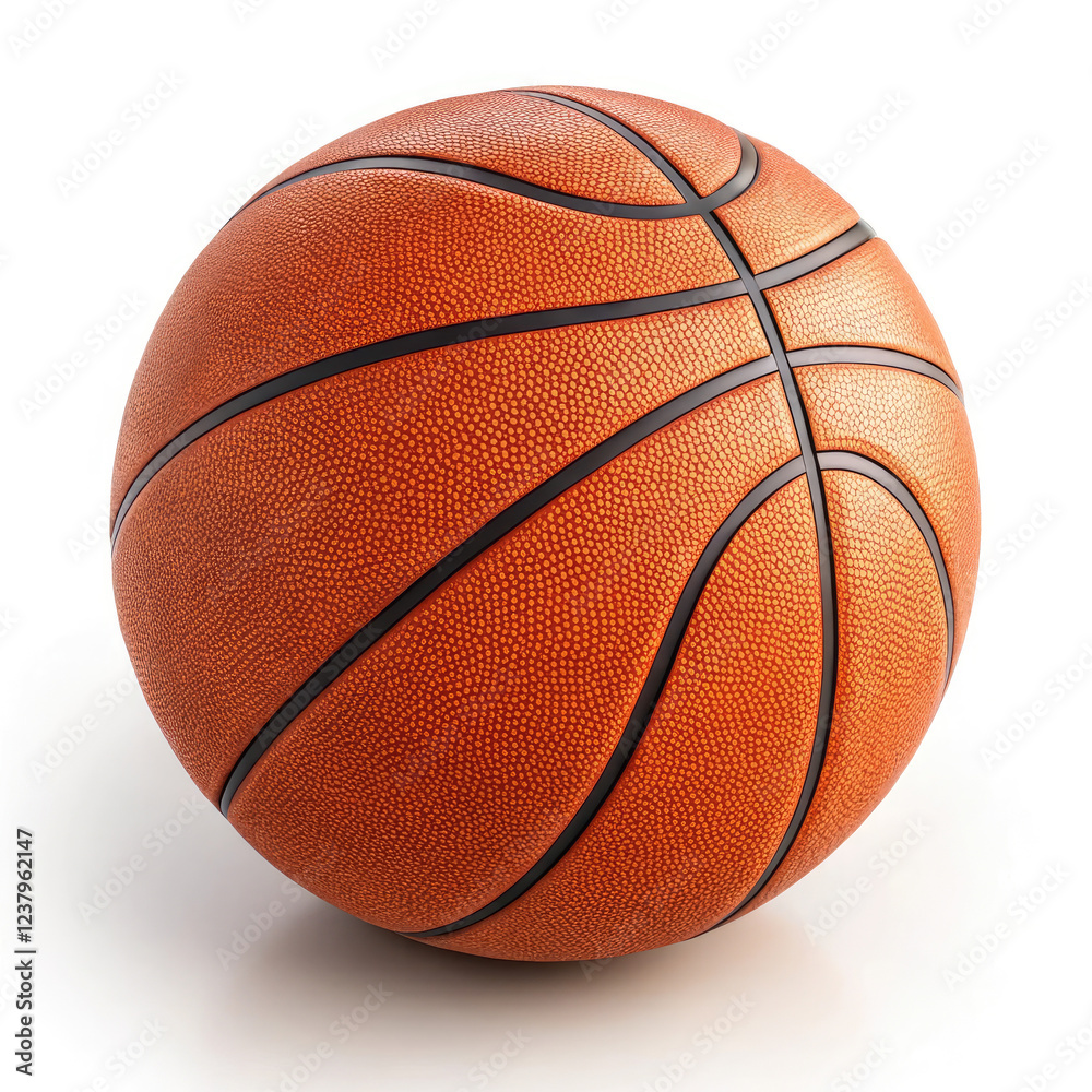 Fototapeta premium basketball isolated on white background