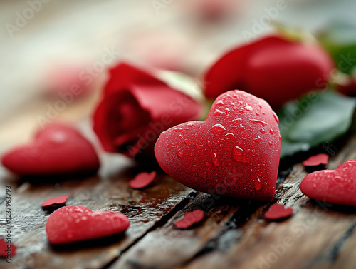 A captivating close-up of a...