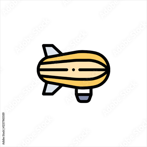 vector illustration of an airplane