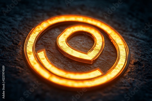 Copyright Symbol Protection Sign. Register Trademark, 