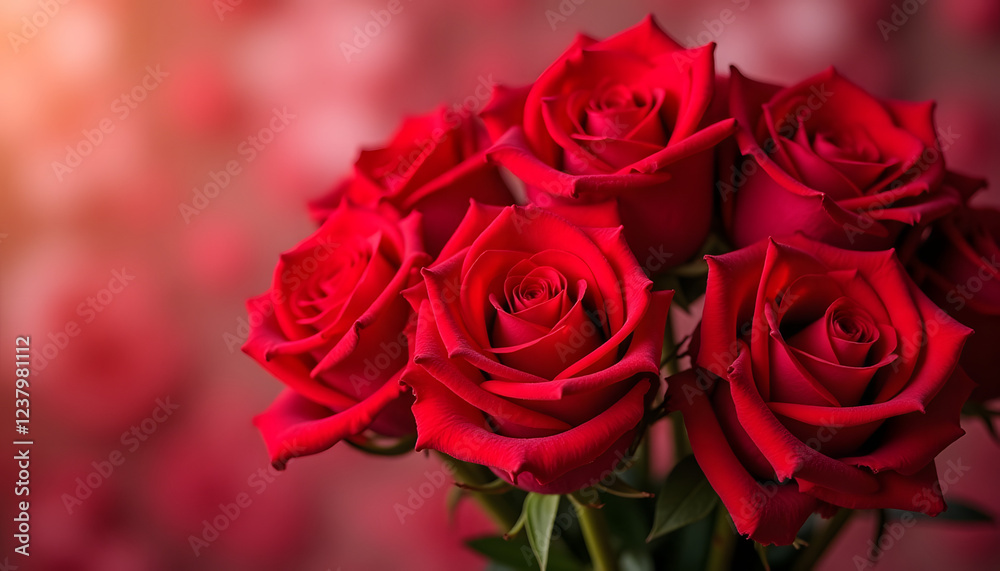 Obraz premium Deep Red Roses