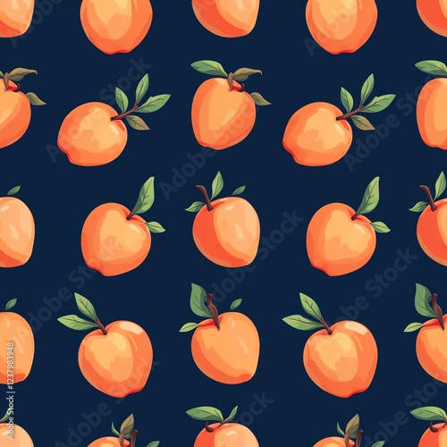 seamless background with tomatoes
