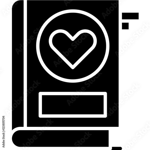 Book icon single vector illustration