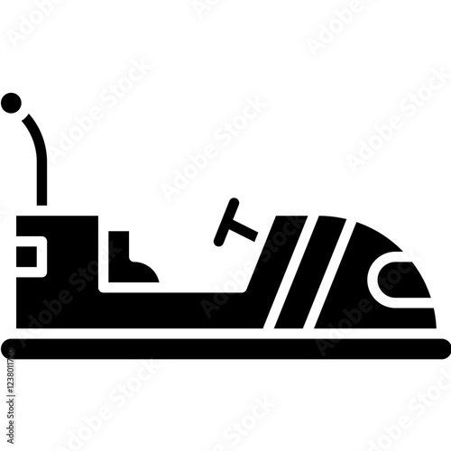 Bumper Car icon single vector illustration