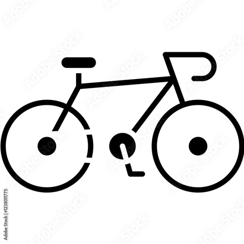 Bycicle icon single vector illustration