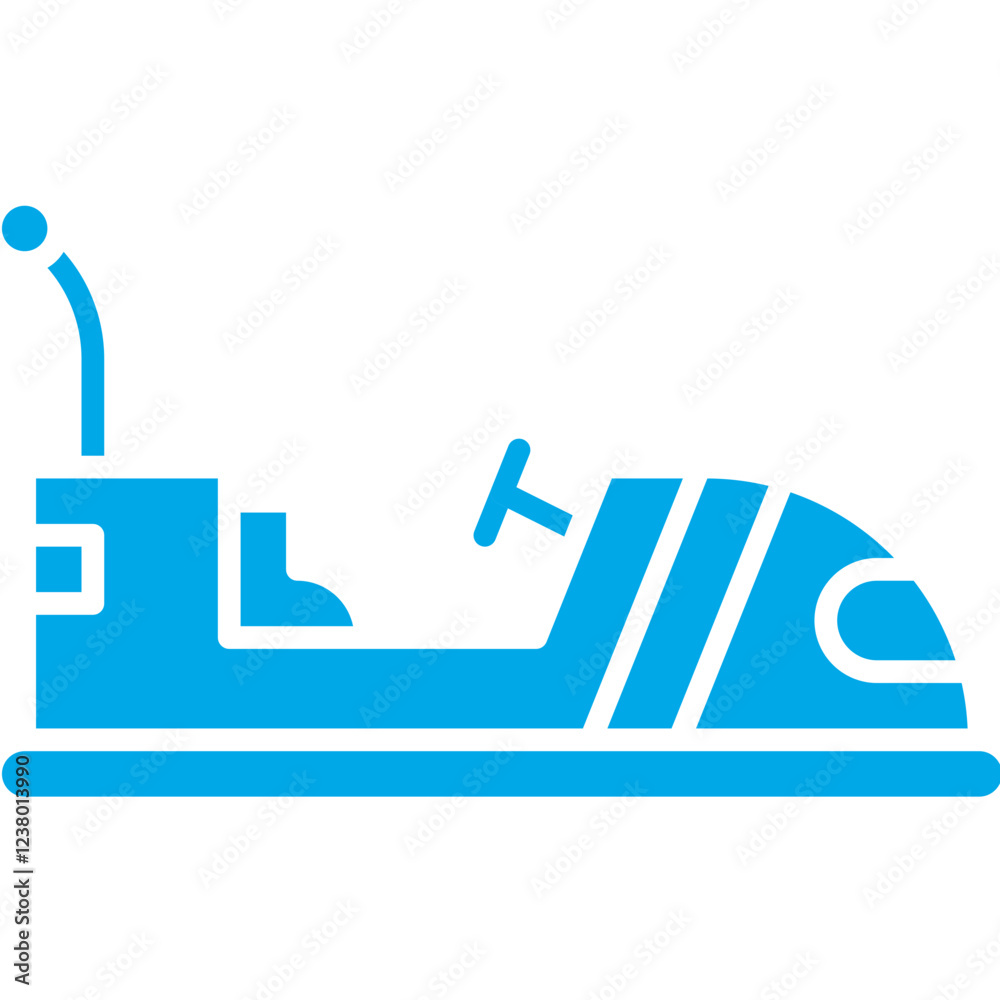 Bumper Car icon single vector illustration Bumper Car icon single vector illustration