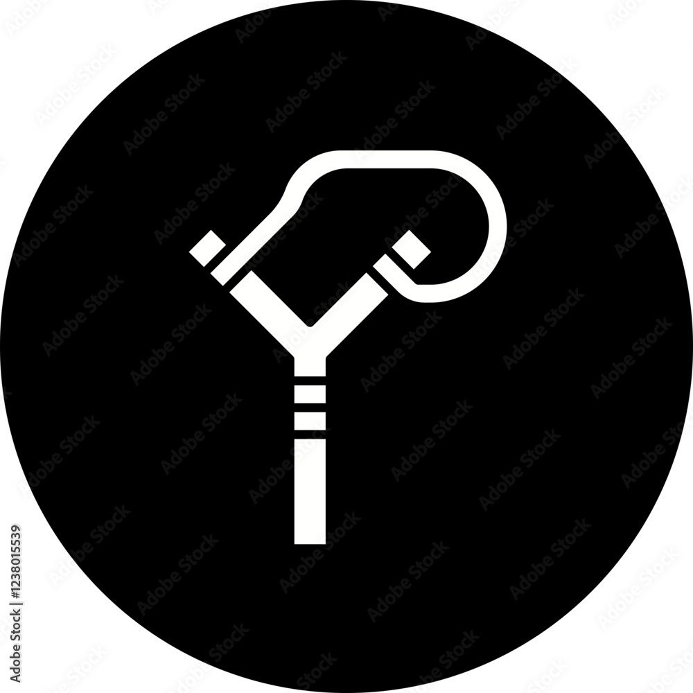 Slingshot icon single vector illustration Slingshot icon single vector illustration
