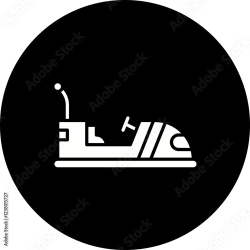 Bumper Car icon single vector illustration