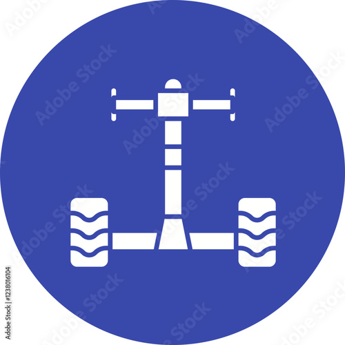Segway icon single vector illustration